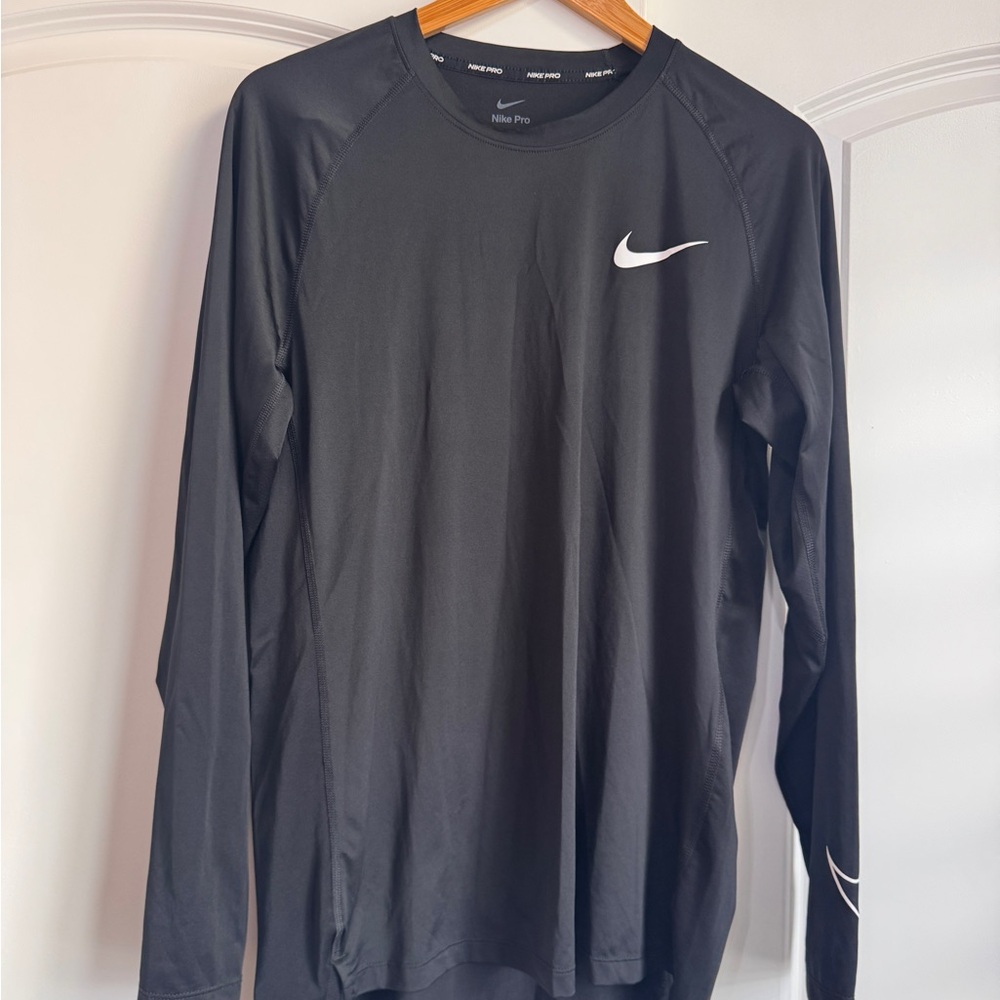 Nike-Pro Black Dri-Fit women’s long sleeve.  Size large.